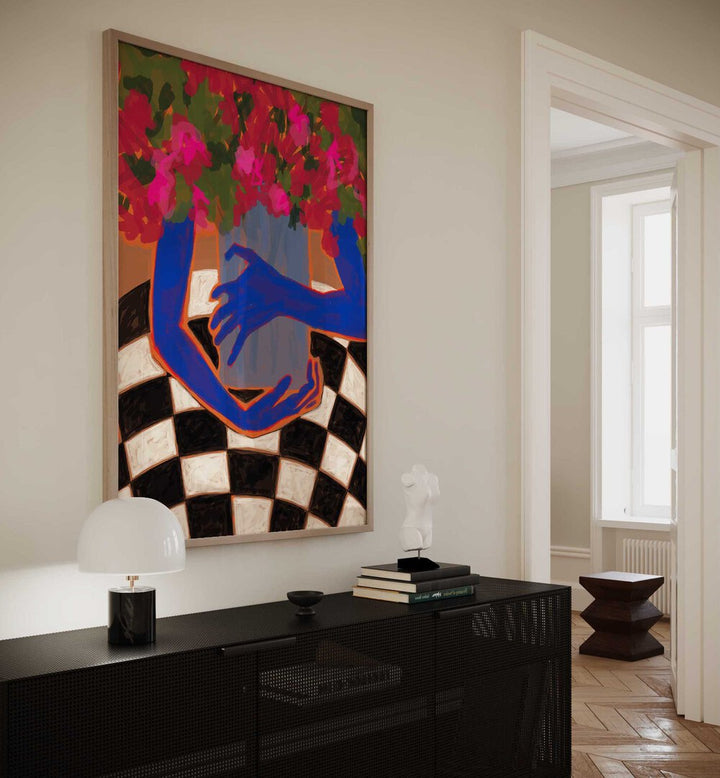 IN  THE MORNING , FLORAL FLOWER PAINTINGS