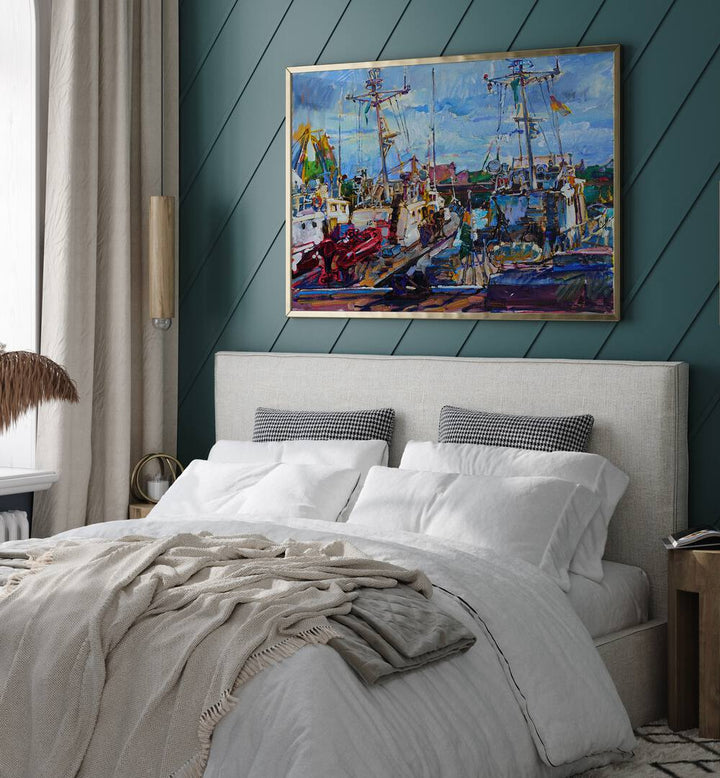 BORDER BOATS , BEACH PAINTINGS