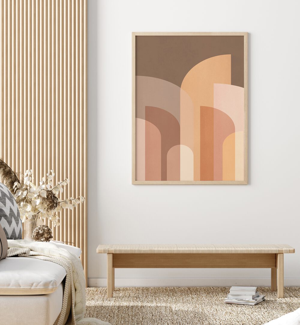 Enhance your space with RETRO GEOMETRIC II, GEOMETRIC ART PRINTS, blending modern style and vintage charm seamlessly.