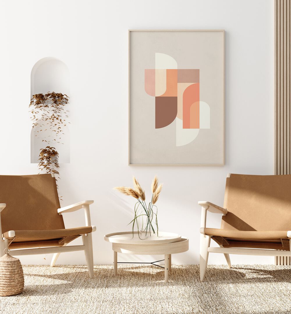 Stylish RETRO GEOMETRIC III art print enhances modern spaces with bold patterns and nostalgic flair. Perfect for decor.