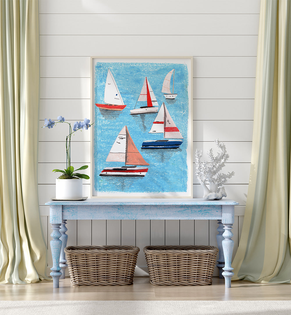 BOATS II , BEACH PAINTINGS