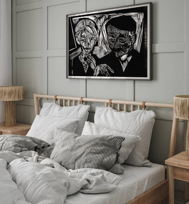 THE MARRIED COUPLE MÜLLER (1919)  , VINTAGE PAINTINGS