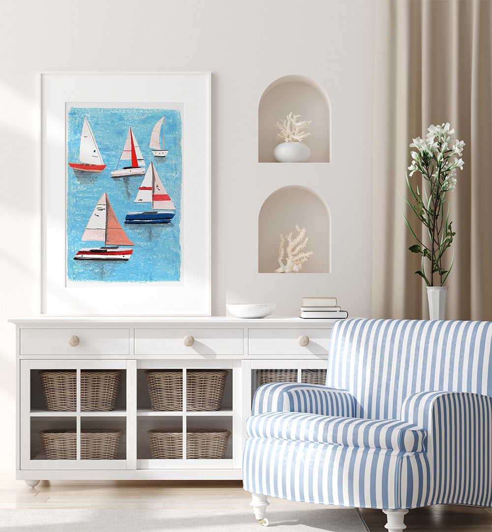 BOATS II , BEACH PAINTINGS