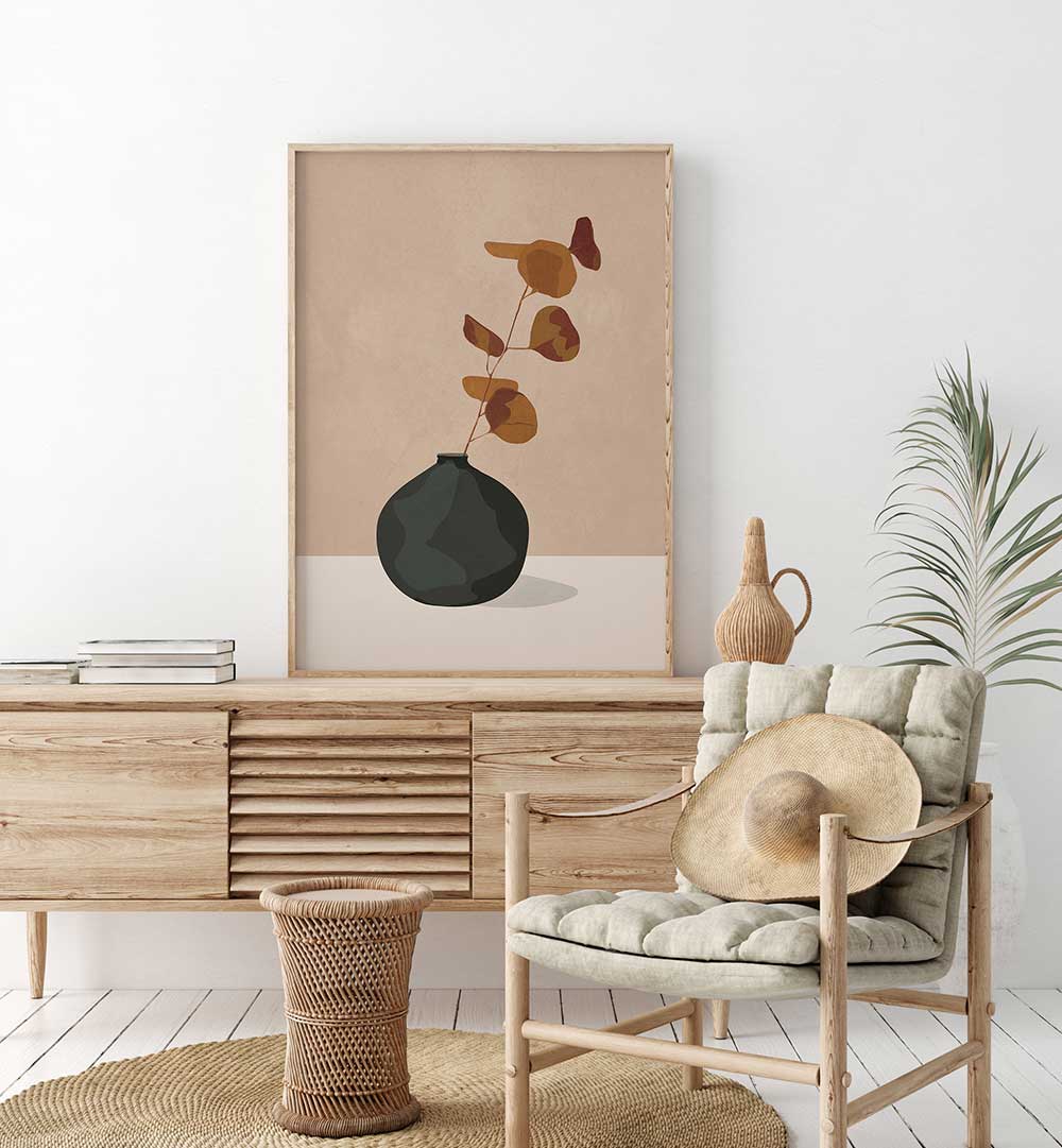 AUTUMN'S ELEGANCE , BOHO ART PAINTINGS