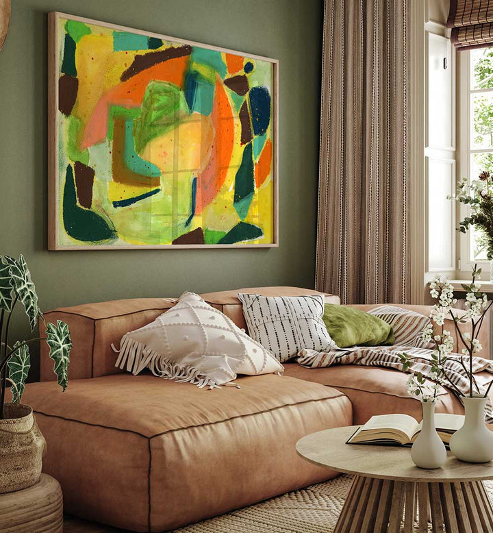 WATERCOLOUR & PASTEL  , ABSTRACT PAINTINGS