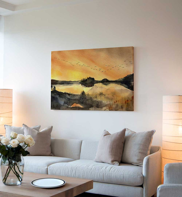 MORNINGMIGRATION , LANDSCAPE PAINTINGS