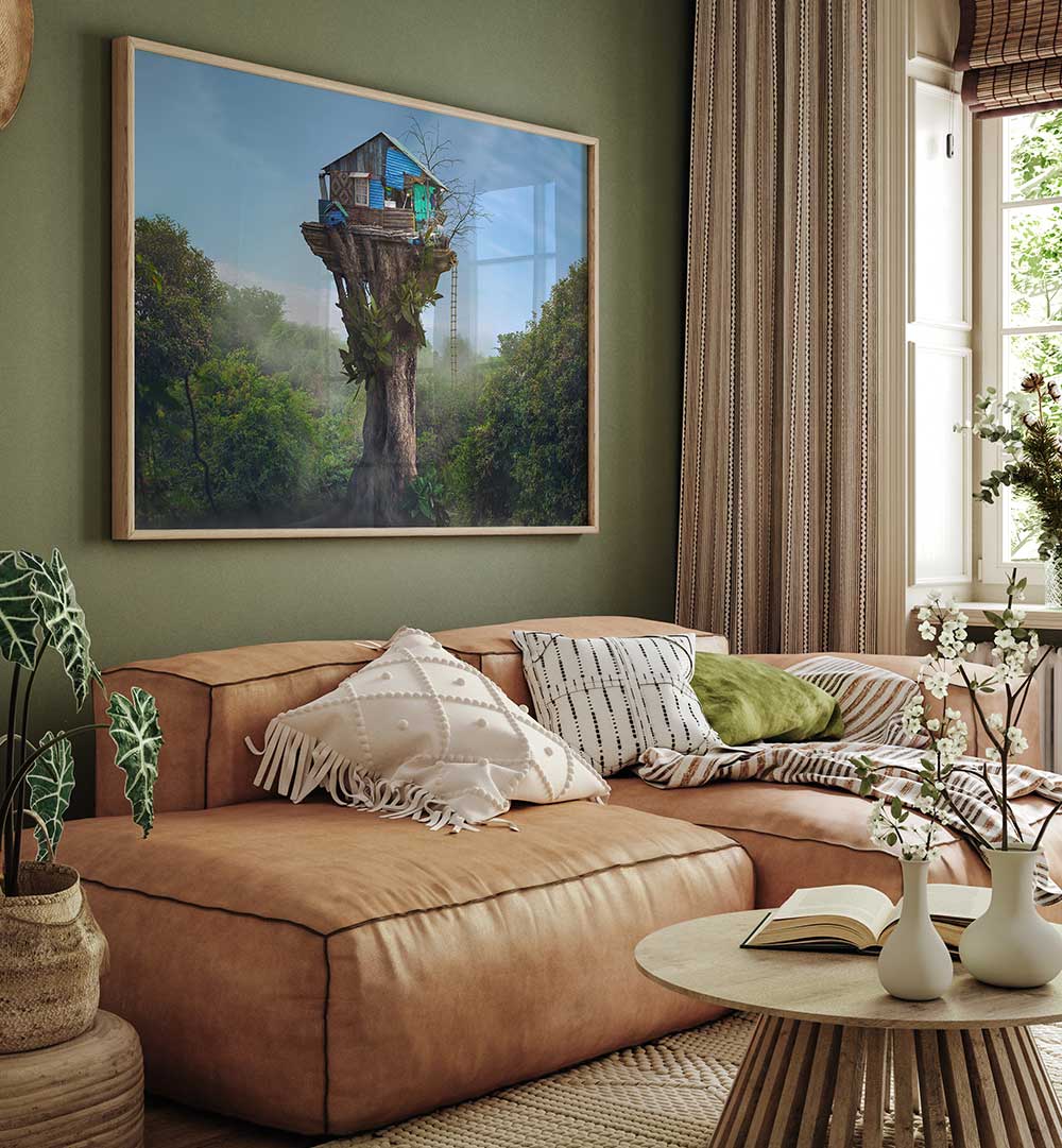 HOUSE IN THE SKY , PHOTOGRAPHY PRINTS