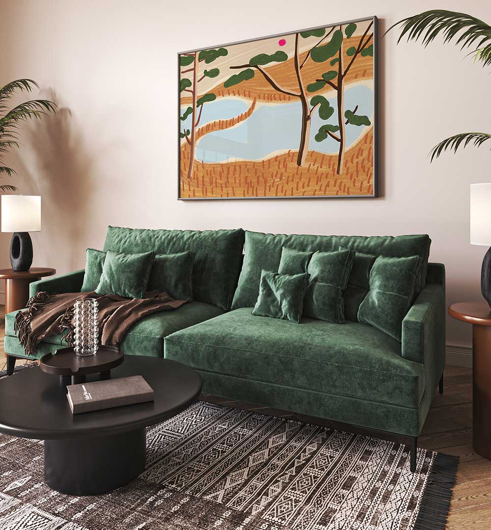 GOLDEN FIELD , LANDSCAPE PAINTINGS