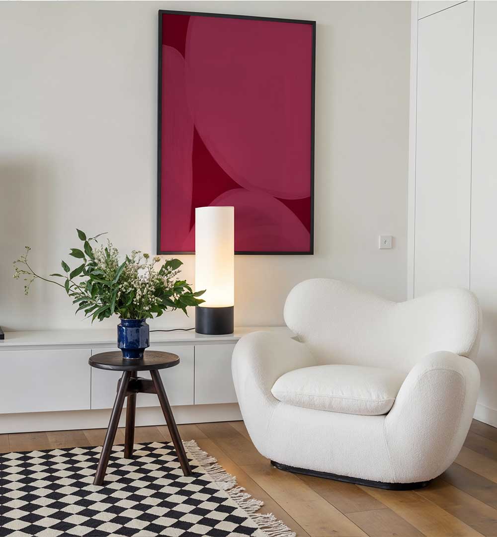 COLOUR PALETTE BURGUNDY VI , ABSTRACT PAINTINGS