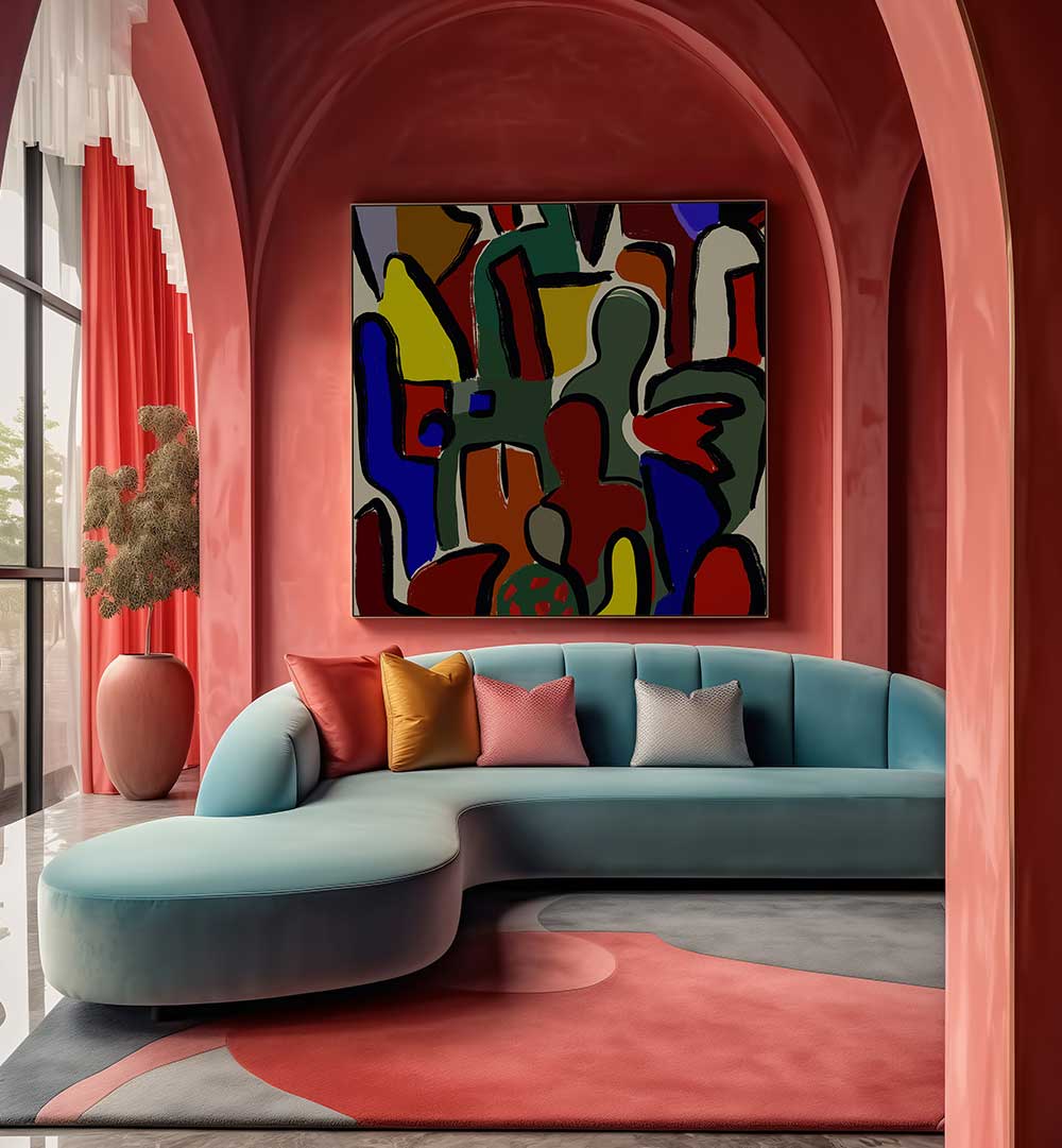 COLOR DOODLE ABSTRACT ,  ABSTRACT PAINTINGS