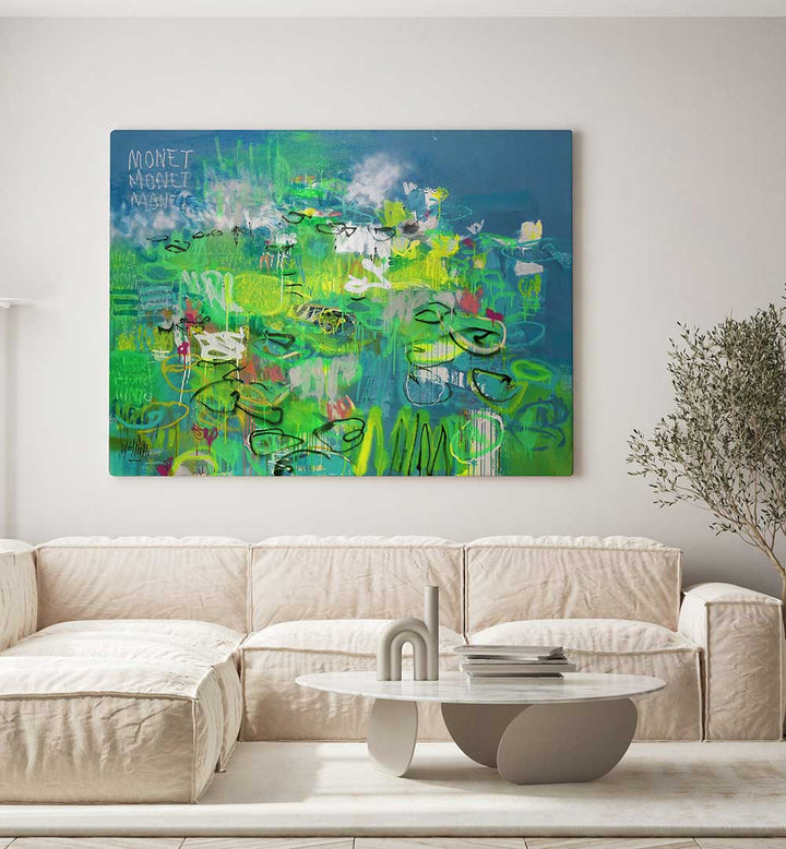 VIBRANT REFLECTIONS , ABSTRACT PAINTINGS