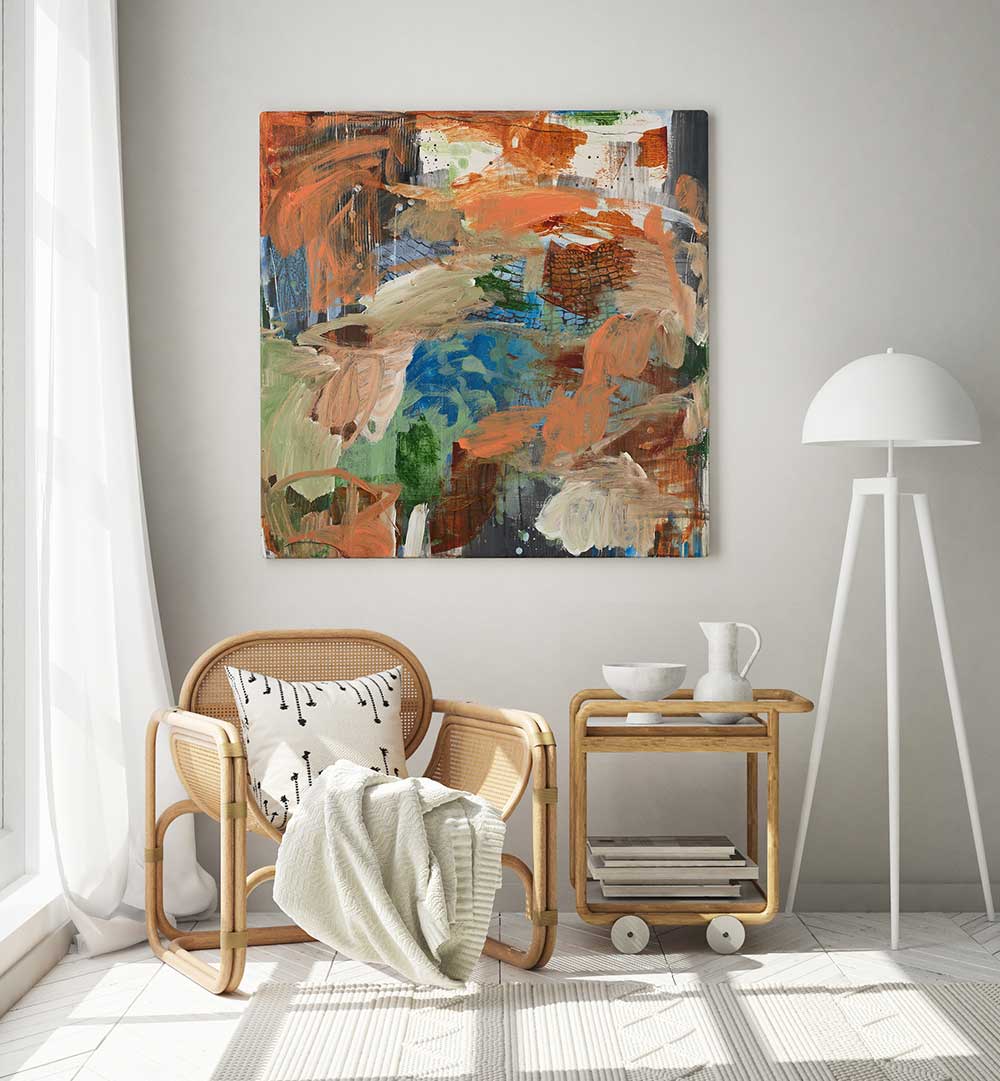 OLD TOWN , ABSTRACT PAINTINGS