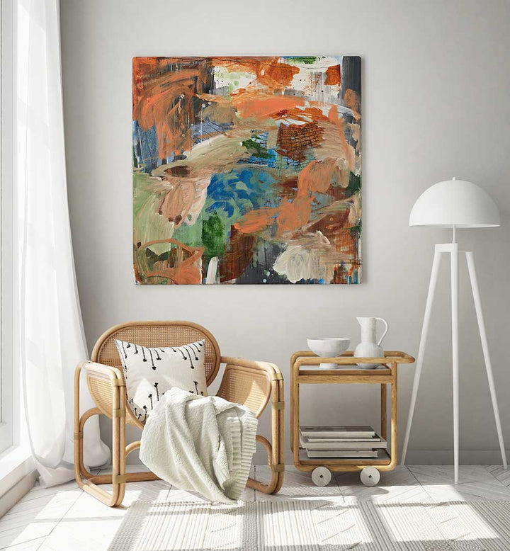 OLD TOWN , ABSTRACT PAINTINGS