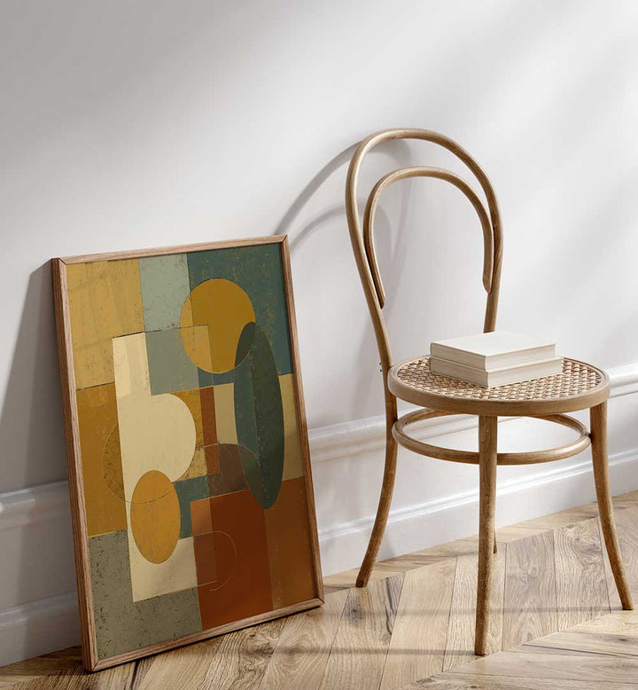 GEOMETRIC ABSTRACT PUZZLE , ABSTRACT PAINTINGS