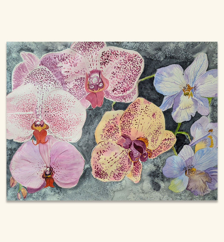 ORCHID  SYMPHONY  , HANDMADE ARTWORKS