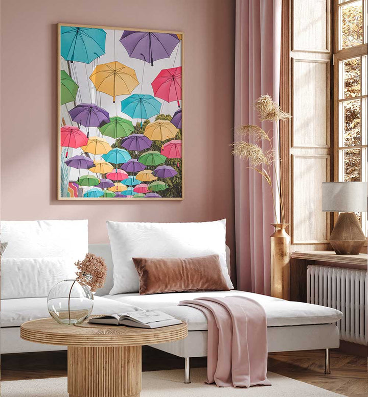 COLORFUL UMBRELLAS ,PHOTOGRAPHY PRINTS