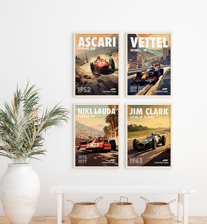 F1 IMMORTALS GALLERY WALL , GALLERY WALLS & SETS