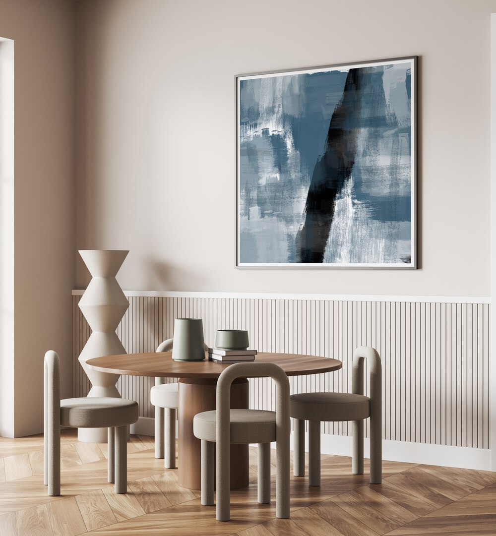 Sophisticated ABSTRACT II by MIUUS Studio enhances modern spaces with striking ABSTRACT PAINTINGS for your walls.
