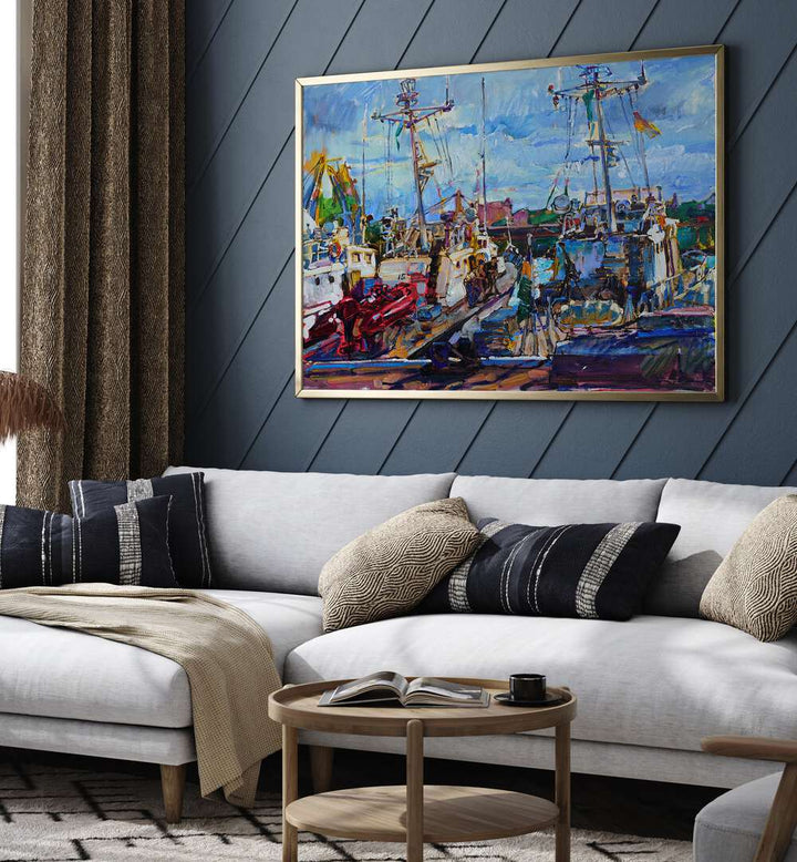 BORDER BOATS , BEACH PAINTINGS