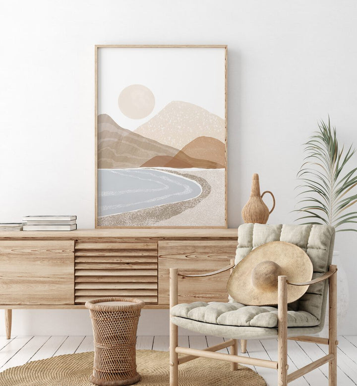 Serene BEACH SUNSET ART, LANDSCAPE PAINTINGS enhance any space with coastal charm and tranquility.
