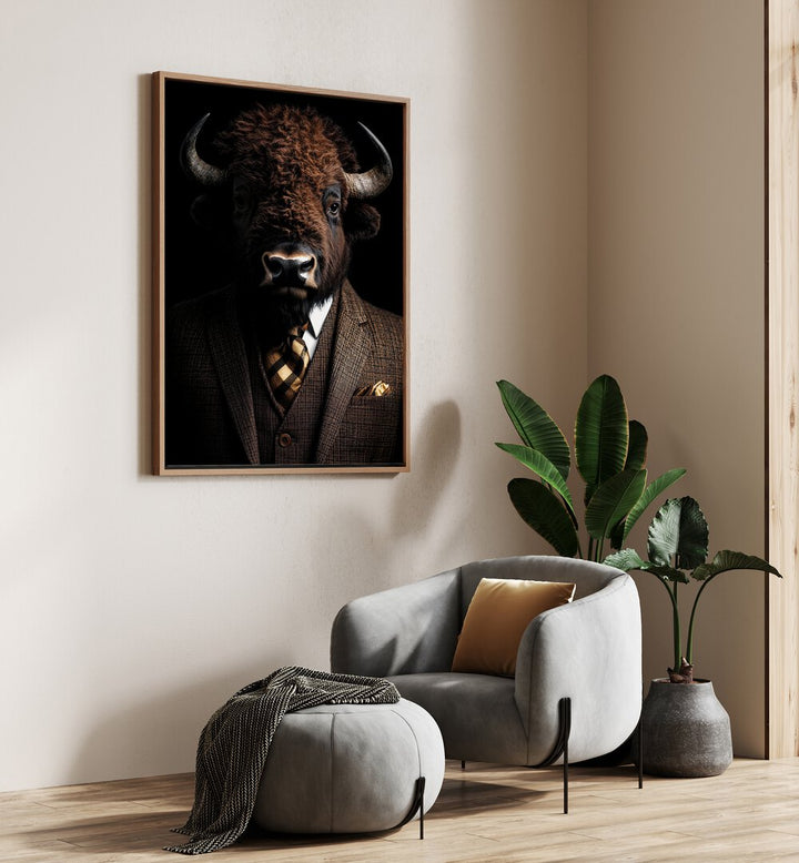 WILD SUITS - BISON , ANIMAL PAINTINGS