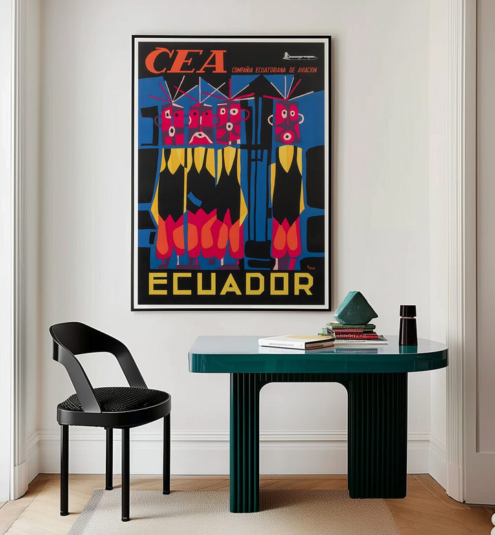 ECUADOR , VINTAGE TRAVEL POSTERS