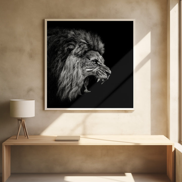 ROARING LION , PHOTOGRAPHY PRINTS