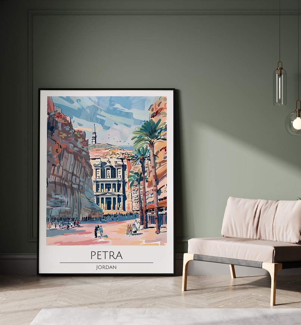 PETRA - JORDAN-II , TRAVEL POSTERS