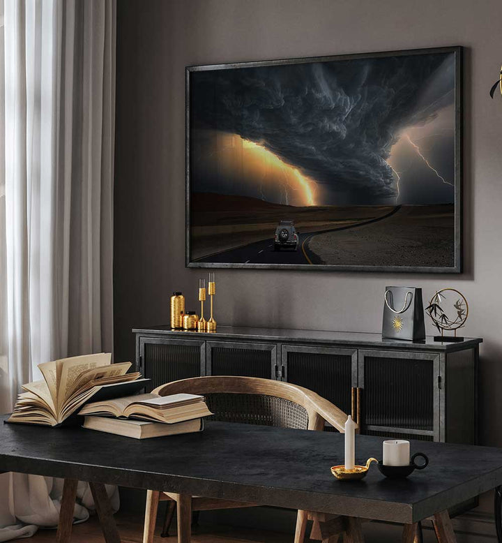 STORM ROAD  , PHOTOGRAPHY PRINTS