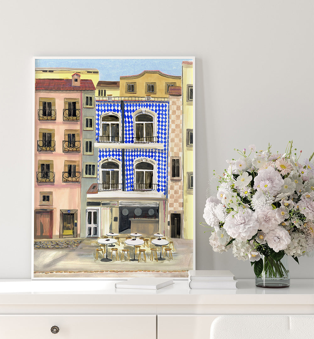 LISBON STREETS , LANDSCAPE PAINTINGS