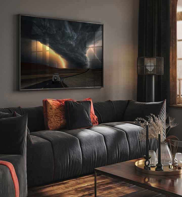 STORM ROAD  , PHOTOGRAPHY PRINTS