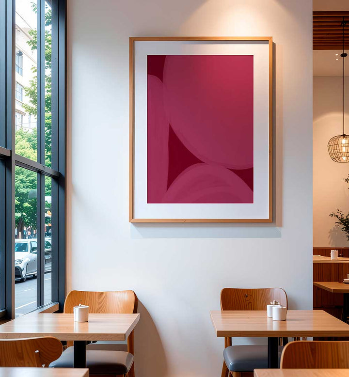 COLOUR PALETTE BURGUNDY VI , ABSTRACT PAINTINGS