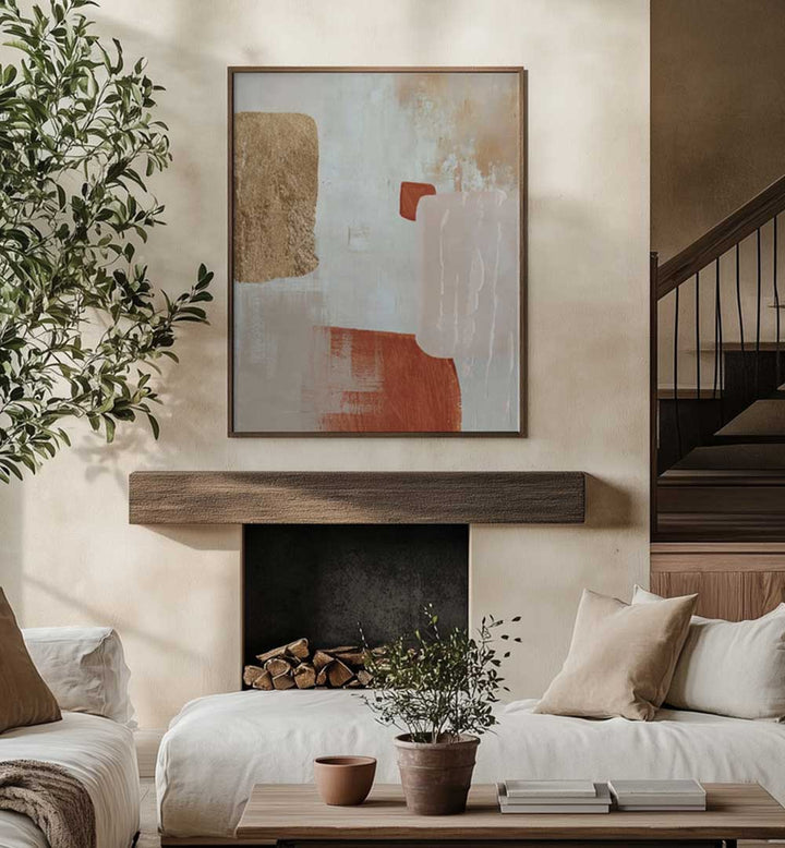AUTUMN GOLDS , ABSTRACT PAINTINGS