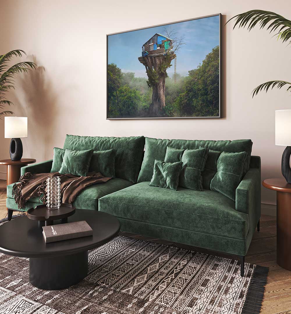 HOUSE IN THE SKY , PHOTOGRAPHY PRINTS