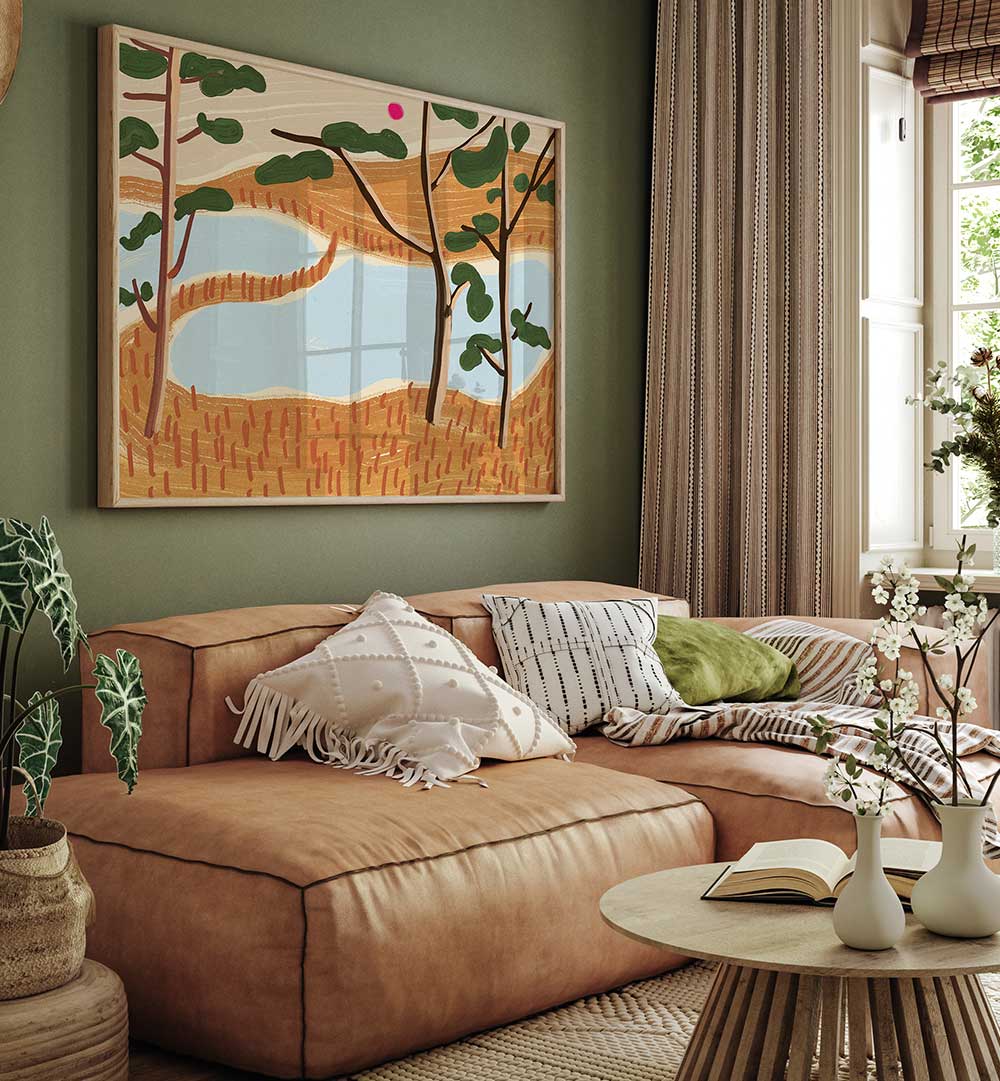 GOLDEN FIELD , LANDSCAPE PAINTINGS