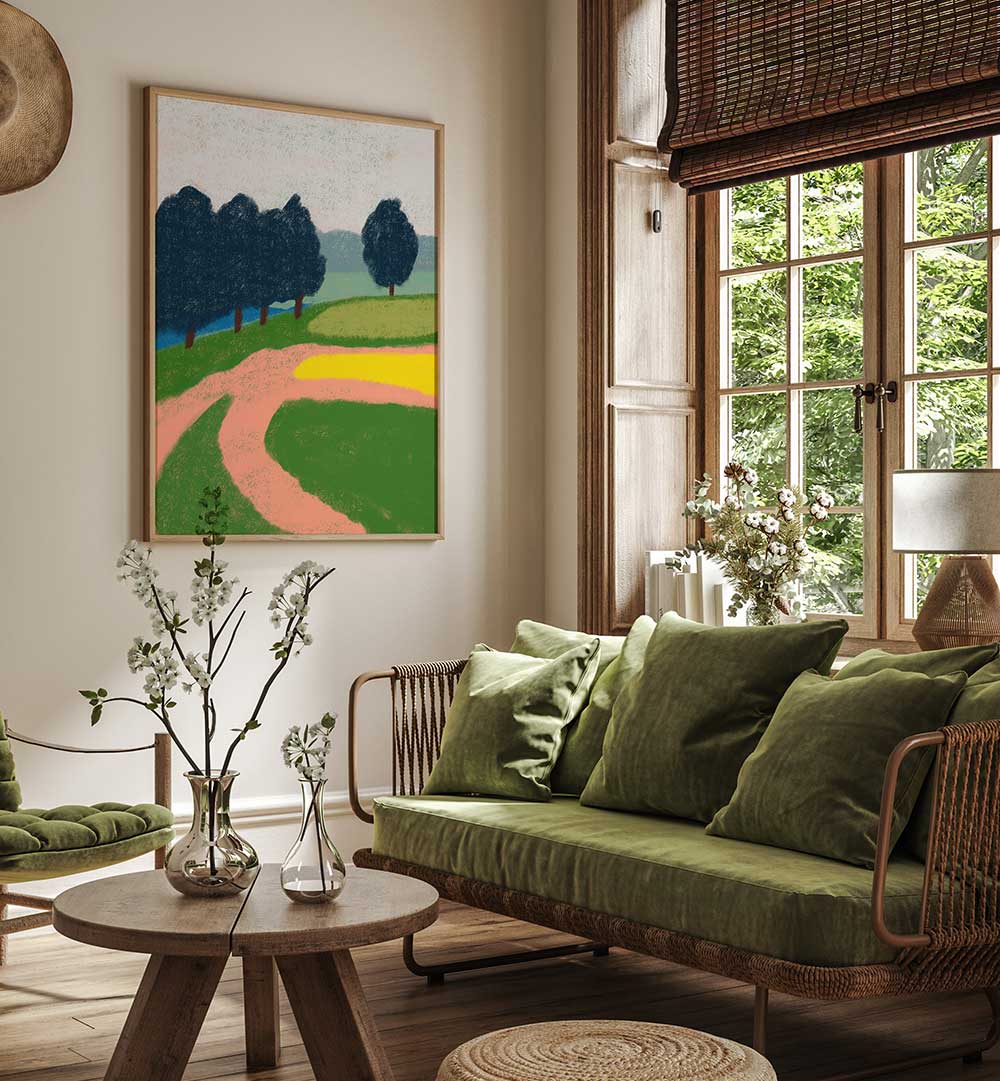 COUNTRY SIDE PLEIN AIR , LANDSCAPE PAINTINGS