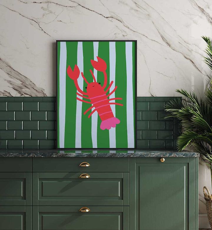 PLAYFUL LOBSTER  , KITCHEN POSTERS