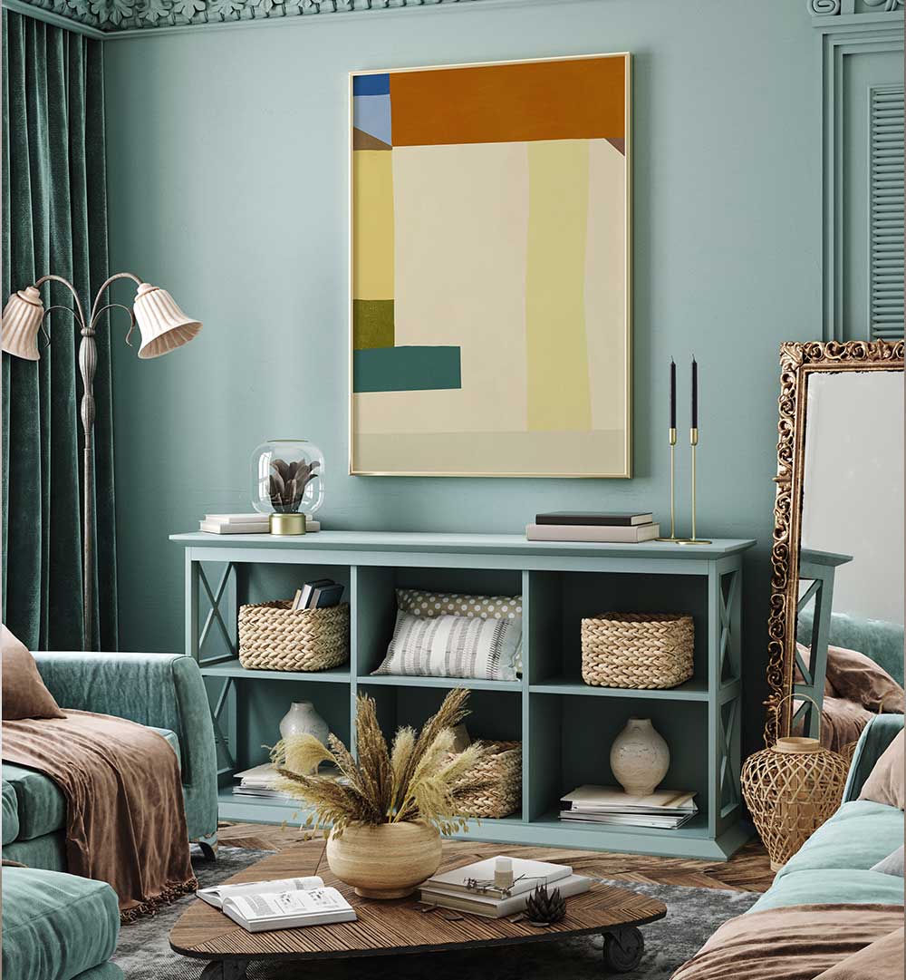 GEOMETRIC SHAPES COLOR PALETTE , GEOMETRIC ART PRINTS