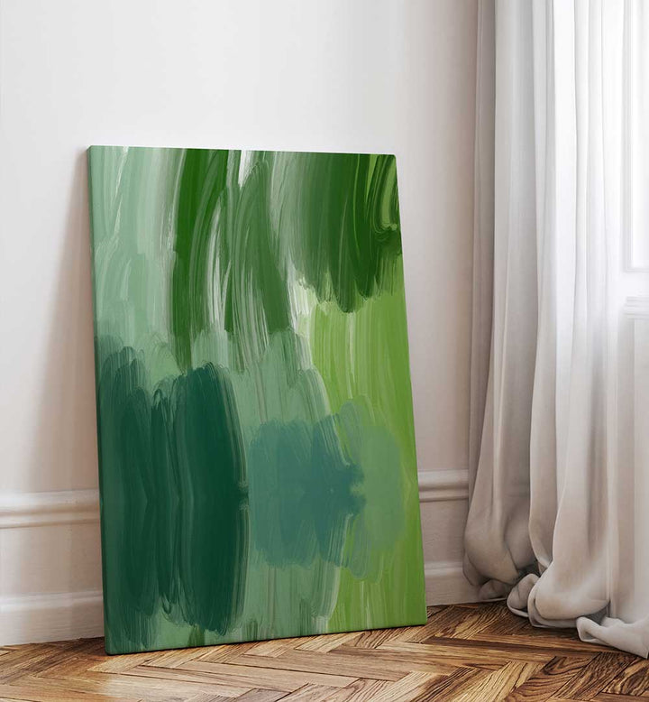 NUANCES DE VERT , ABSTRACT PAINTINGS