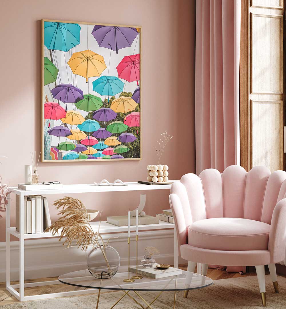 COLORFUL UMBRELLAS ,PHOTOGRAPHY PRINTS