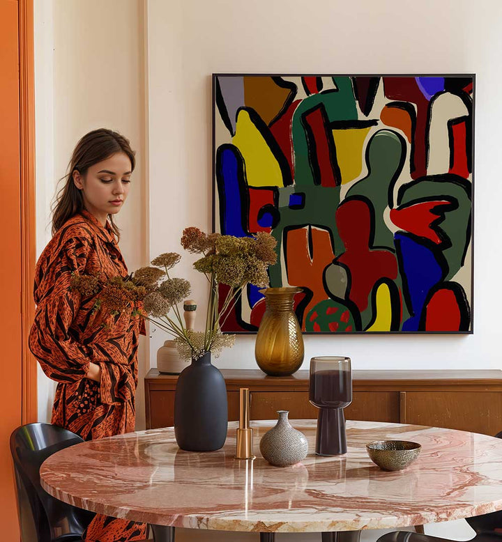 COLOR DOODLE ABSTRACT ,  ABSTRACT PAINTINGS