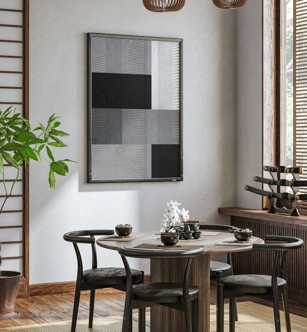 Sophisticated GRAY TEXTURES III, GEOMETRIC ART PRINTS enhance modern interiors with unique patterns and elegance.