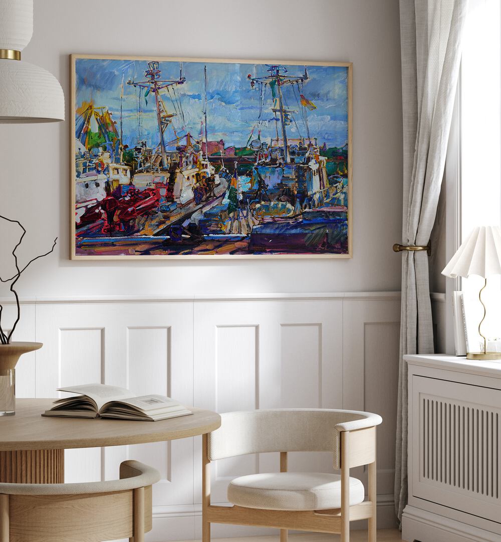 BORDER BOATS , BEACH PAINTINGS