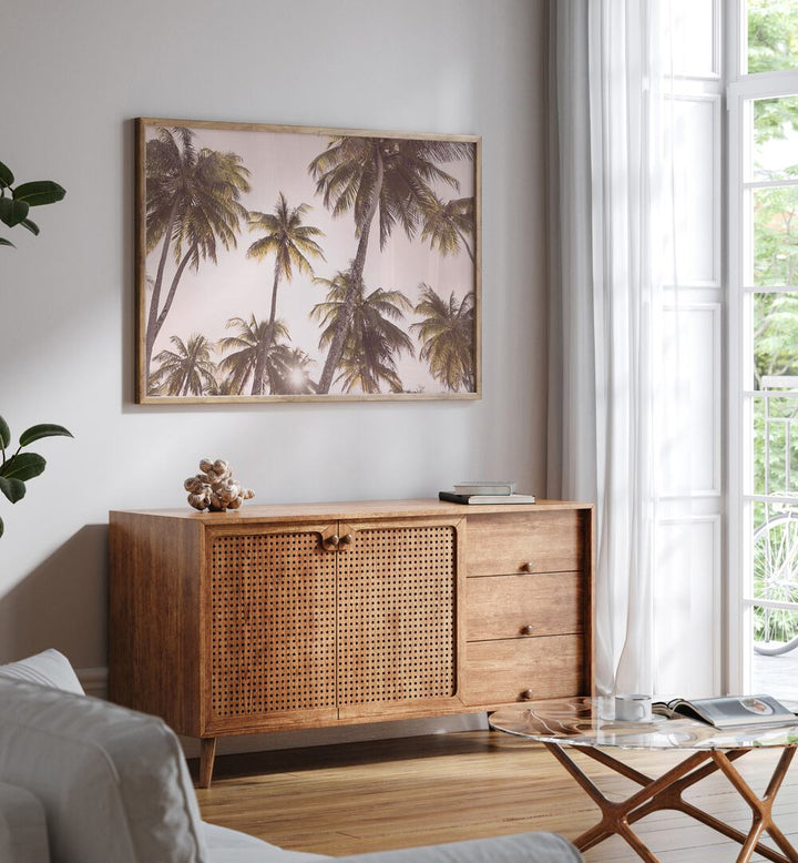 Enhance your decor with BLUSH PALM TREES, BEACH PAINTINGS, adding tropical elegance to any space. Perfect for relaxation.