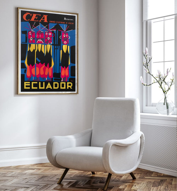 ECUADOR , VINTAGE TRAVEL POSTERS