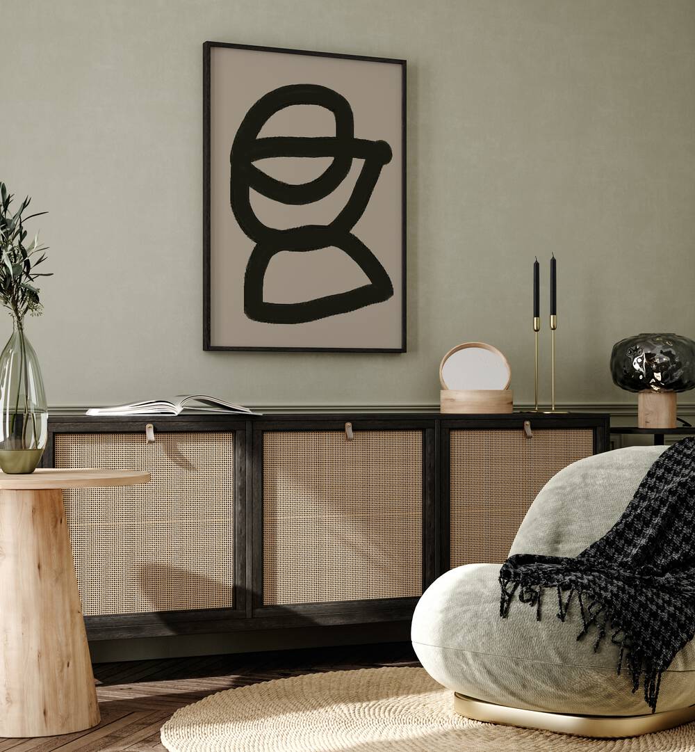 Stylish minimalist line art painting enhances modern decor, perfect for any space. Discover our abstract paintings.
