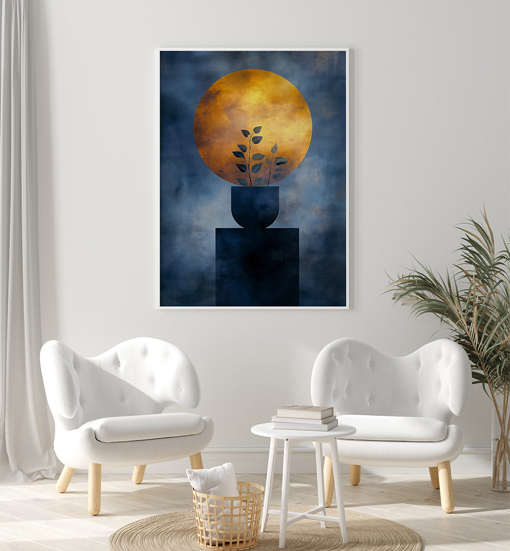 POTTED FLORALS EVERGREEN FLOWERS , LANDSCAPE PAINTINGS