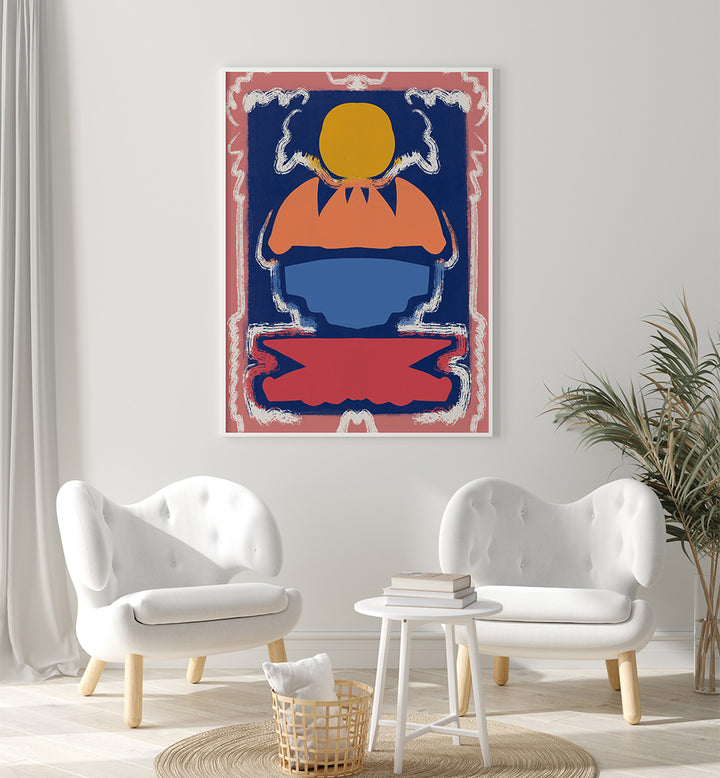 BOLD GEOMETRIC SHAPES AND VIVID COLORS , ABSTRACT PAINTINGS