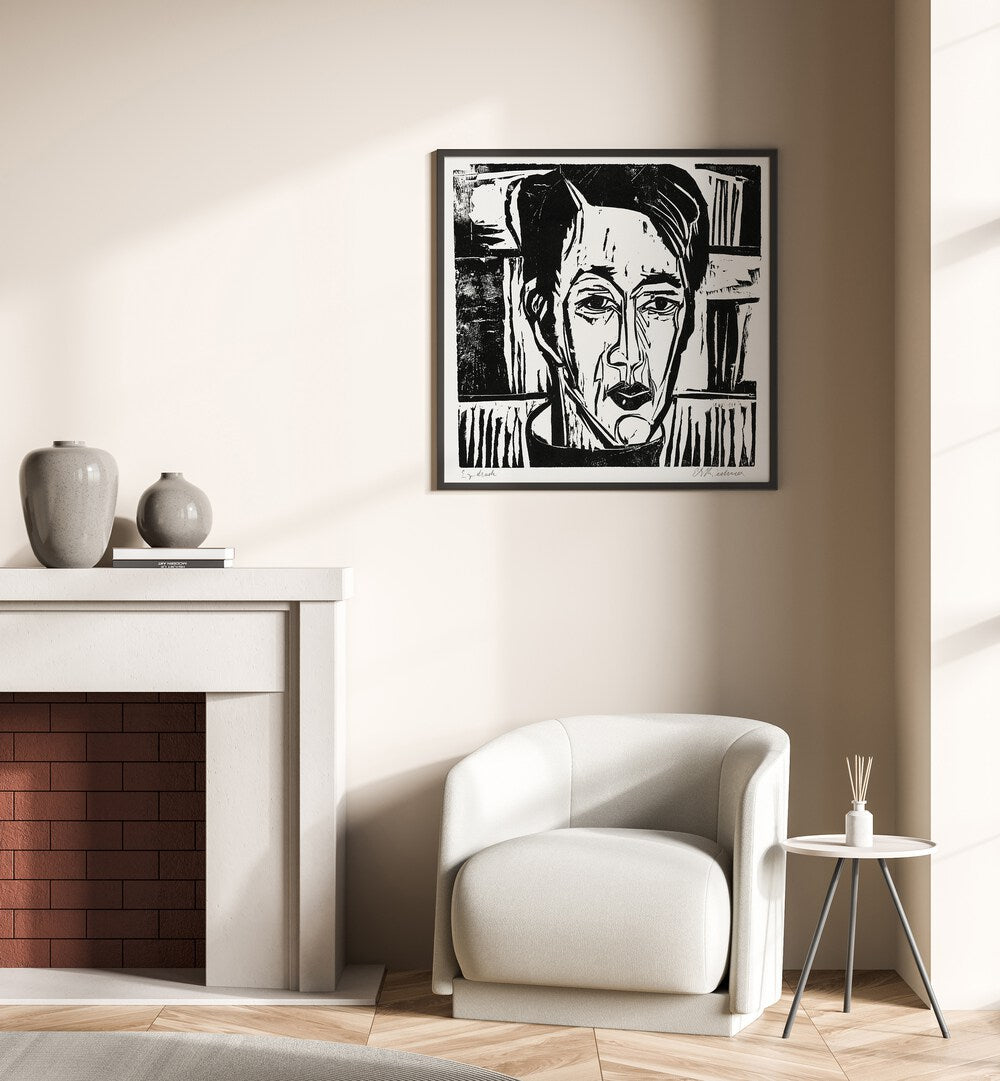 WEHRLIN, FACING FRONT (1924) , VINTAGE PAINTINGS