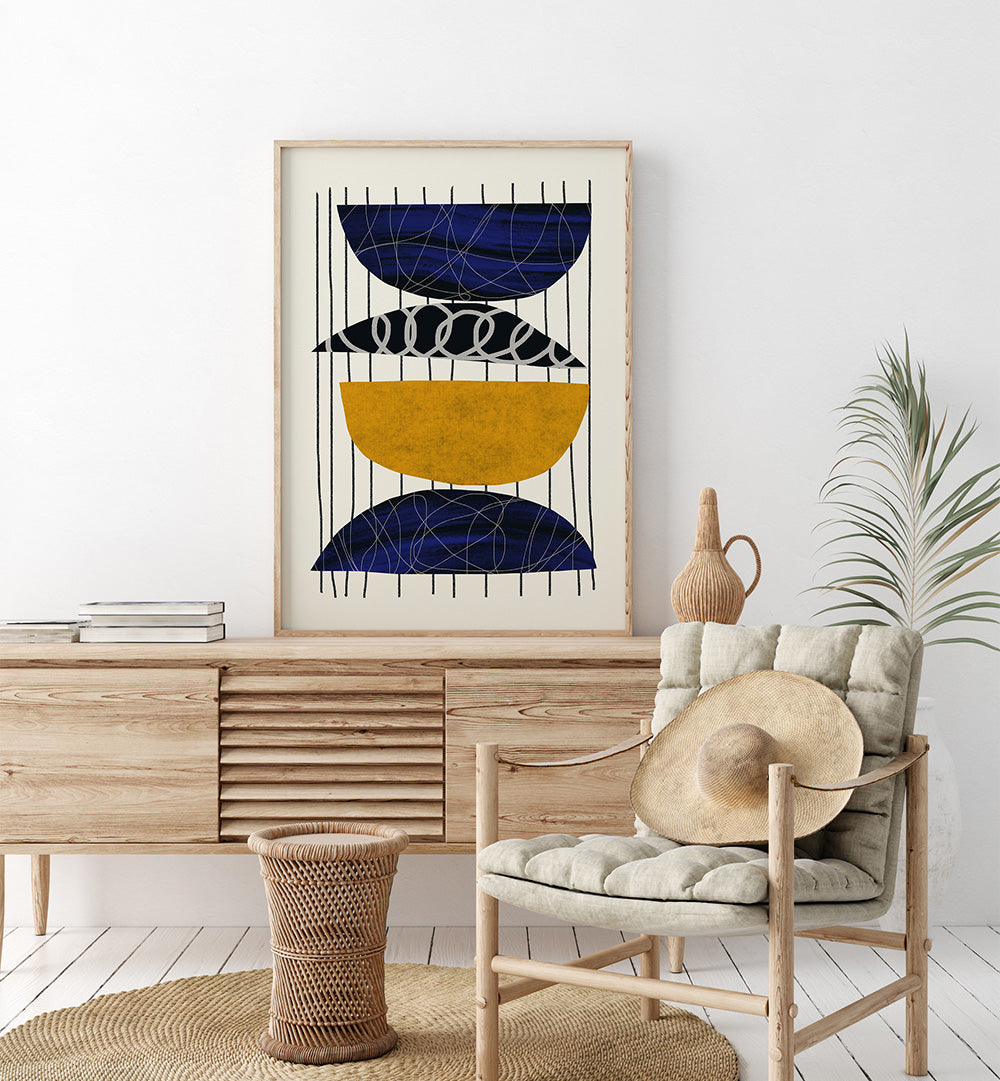 SPHERE CUT OUT COLLAGE , GEOMETRIC ART PRINTS